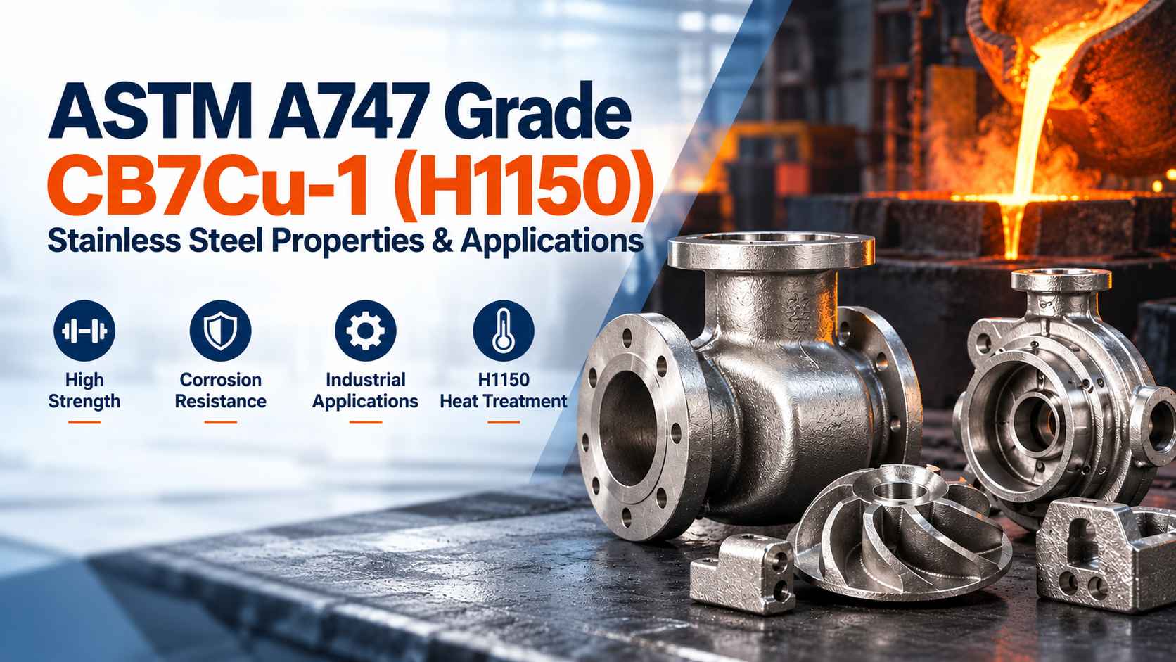 ASTM A747 Grade CB7Cu-1 H1150 Stainless Steel Properties & Applications