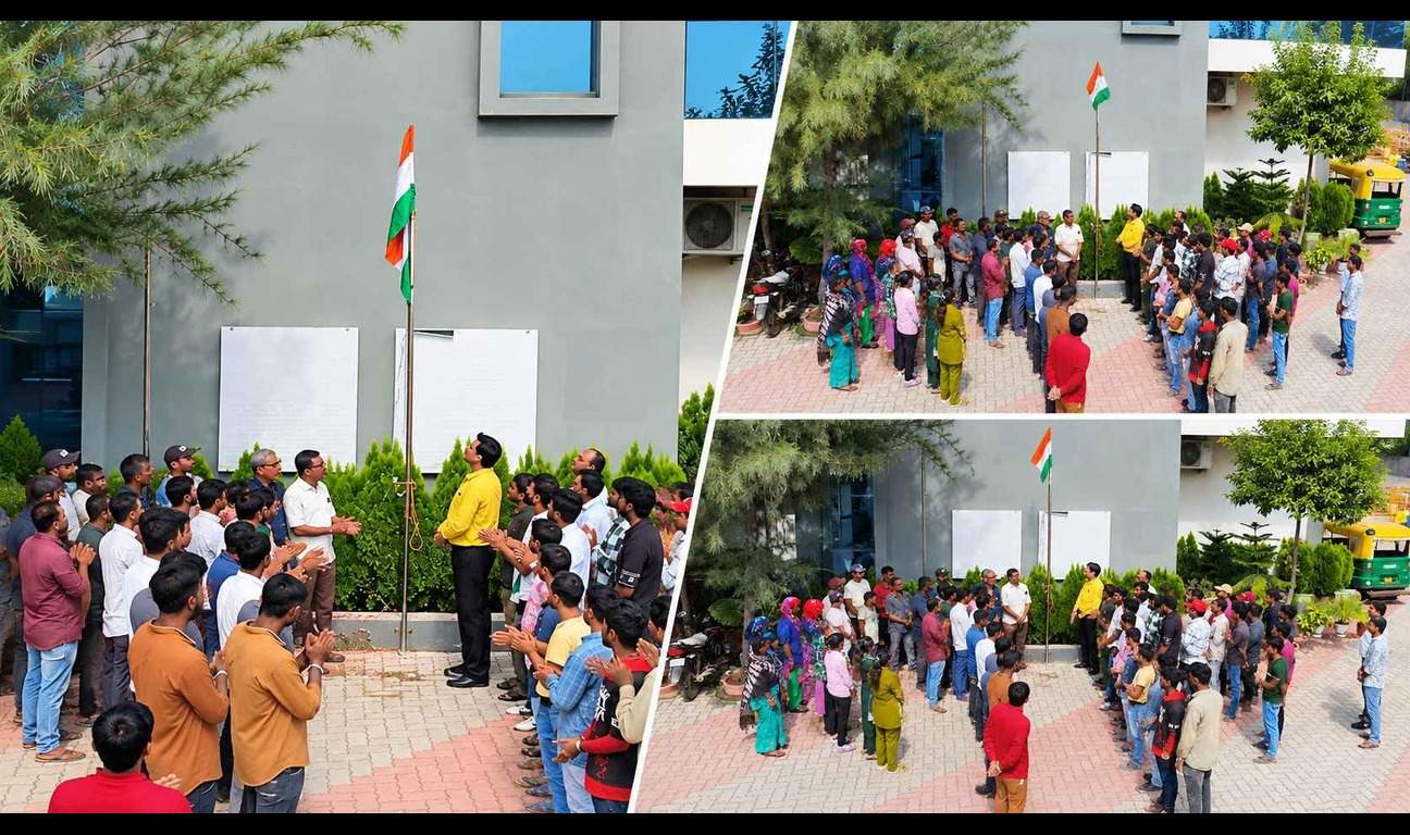 Celebrating India's 80th Independence Day at Amtech Technocast