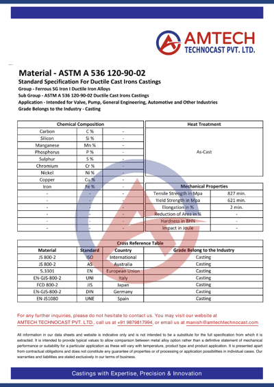 ASTM A 536 120-90-02